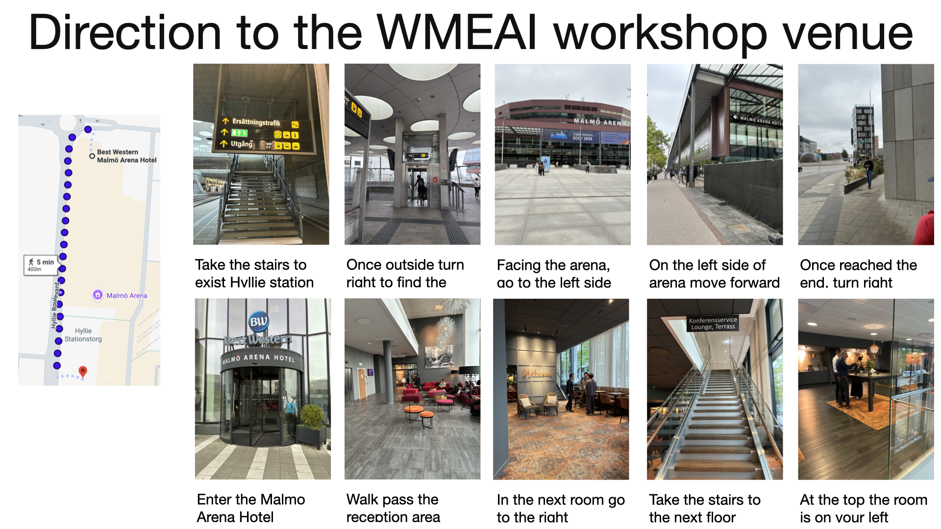Direction to the WMEAI workshop venue